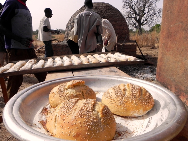 Bread produced at the Bissiri project